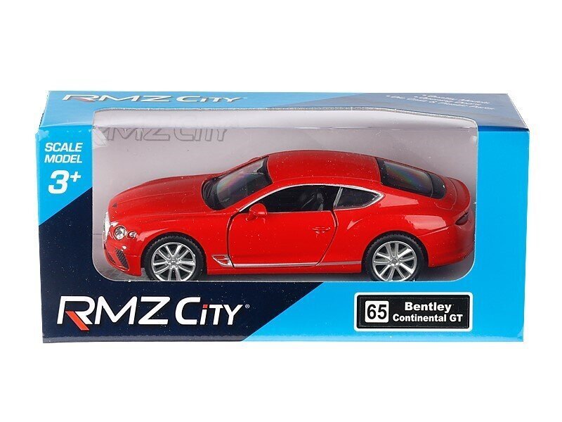 Automudel Daffi RMZ Bentley Continental GT-873 18737, punane hind ja info | Mänguasjad poistele | hansapost.ee