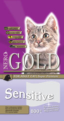 Nero Gold Cat Sensitive для стерилизованных и кастрированных кошек с ягненком, 2.5 кг цена и информация | Сухой корм для кошек | hansapost.ee