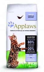 Applaws Dry Cat с курицей и уткой, 7,5 г цена и информация | Сухой корм для кошек | hansapost.ee