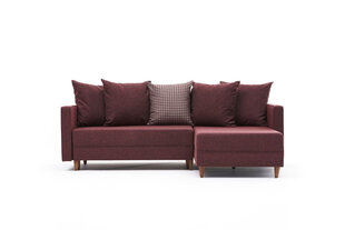 Nurgadiivan-voodi Aydam Right, punane price and information | Corner sofas and corner sofa beds | hansapost.ee