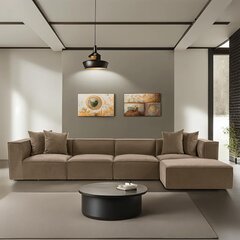 Pehme nurgadiivan Sora, pruun price and information | Corner sofas and corner sofa beds | hansapost.ee