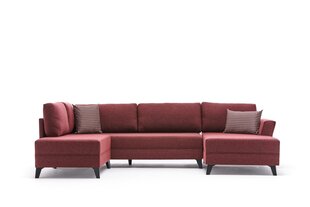 Nurgadiivan-voodi Eris, punane price and information | Corner sofas and corner sofa beds | hansapost.ee