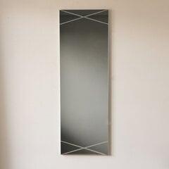 Peegel Kalune Design A321Y, 35x105 cm, hõbedane price and information | Mirrors | hansapost.ee