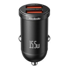 Mcdodo CC-2950 car charger, 2x USB, 15.5W (black) цена и информация | Зарядные устройства для телефонов | hansapost.ee