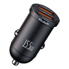 Mcdodo CC-2950 car charger, 2x USB, 15.5W (black) цена и информация | Зарядные устройства для телефонов | hansapost.ee