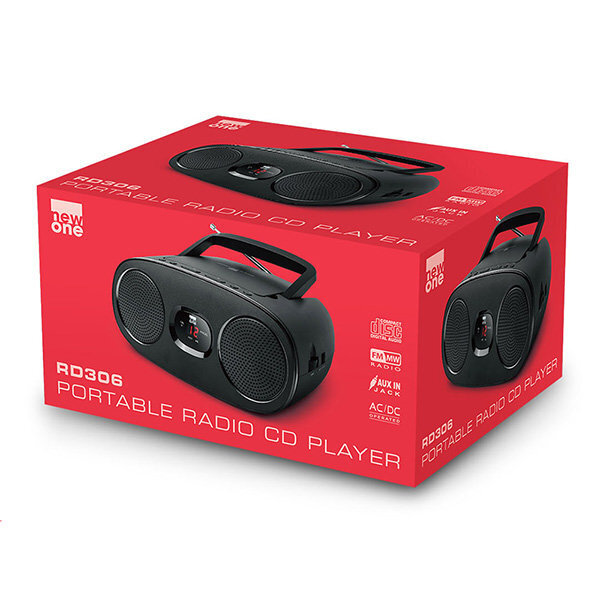 Muse RD306 Black, Portable radio CD player hind ja info | Raadiod ja magnetoolad | hansapost.ee