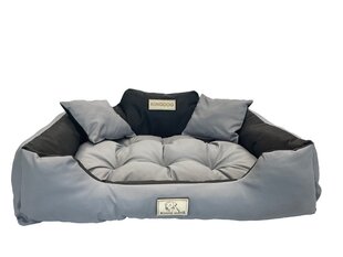 KingDog Grey Waterproof Dog Couch Bed 75x65 см цена и информация | Лежаки, домики | hansapost.ee