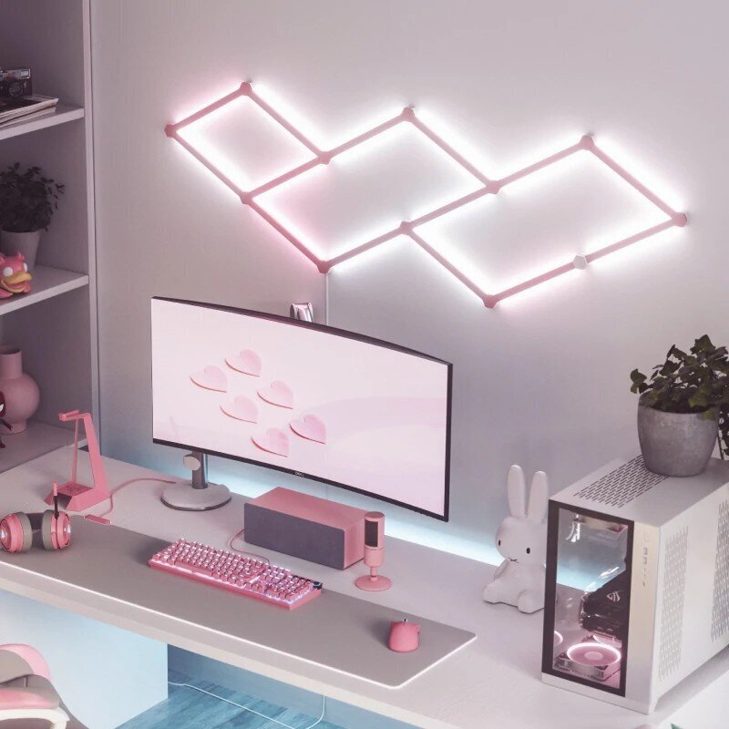 Nanoleaf Lines Skin Pink Matte 9pcs hind ja info | Muud tarvikud mööblile | hansapost.ee