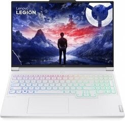 Lenovo Legion 7 I9-14900HX 16" 3.2K (3200X2000) IPS 430NITS Anti-Glare 32GB 1TB SSD RTX4070_8GB W11H ENG (Glacier White) hind ja info | Sülearvutid | hansapost.ee