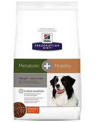 Hill's Prescription Diet Canine Metabolic + Mobility koertele, 4 kg hind ja info | Koerte kuivtoit ja krõbinad | hansapost.ee