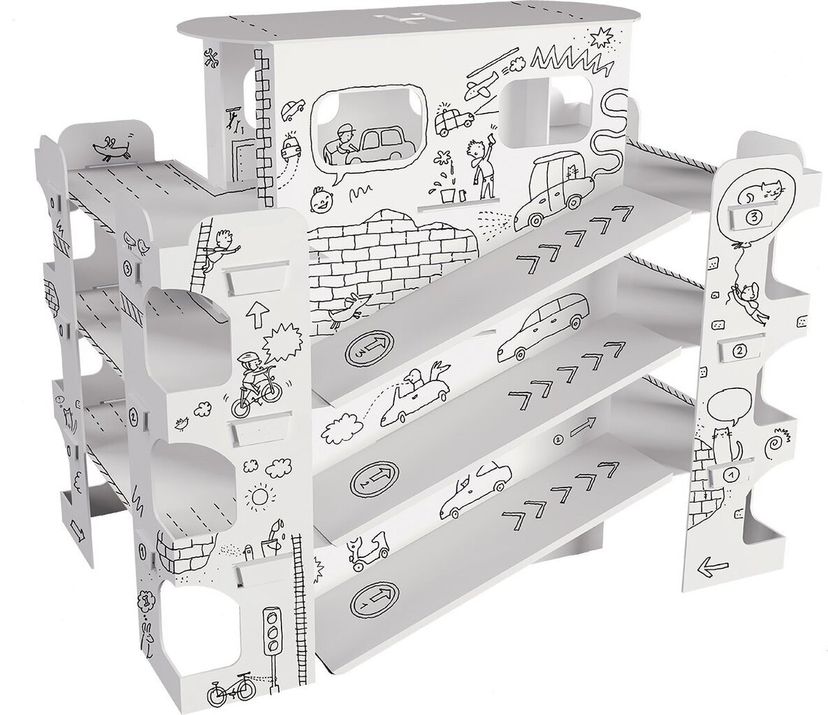 3D XXL parkimise värvimisraamat price and information | Mänguasjad poistele | hansapost.ee