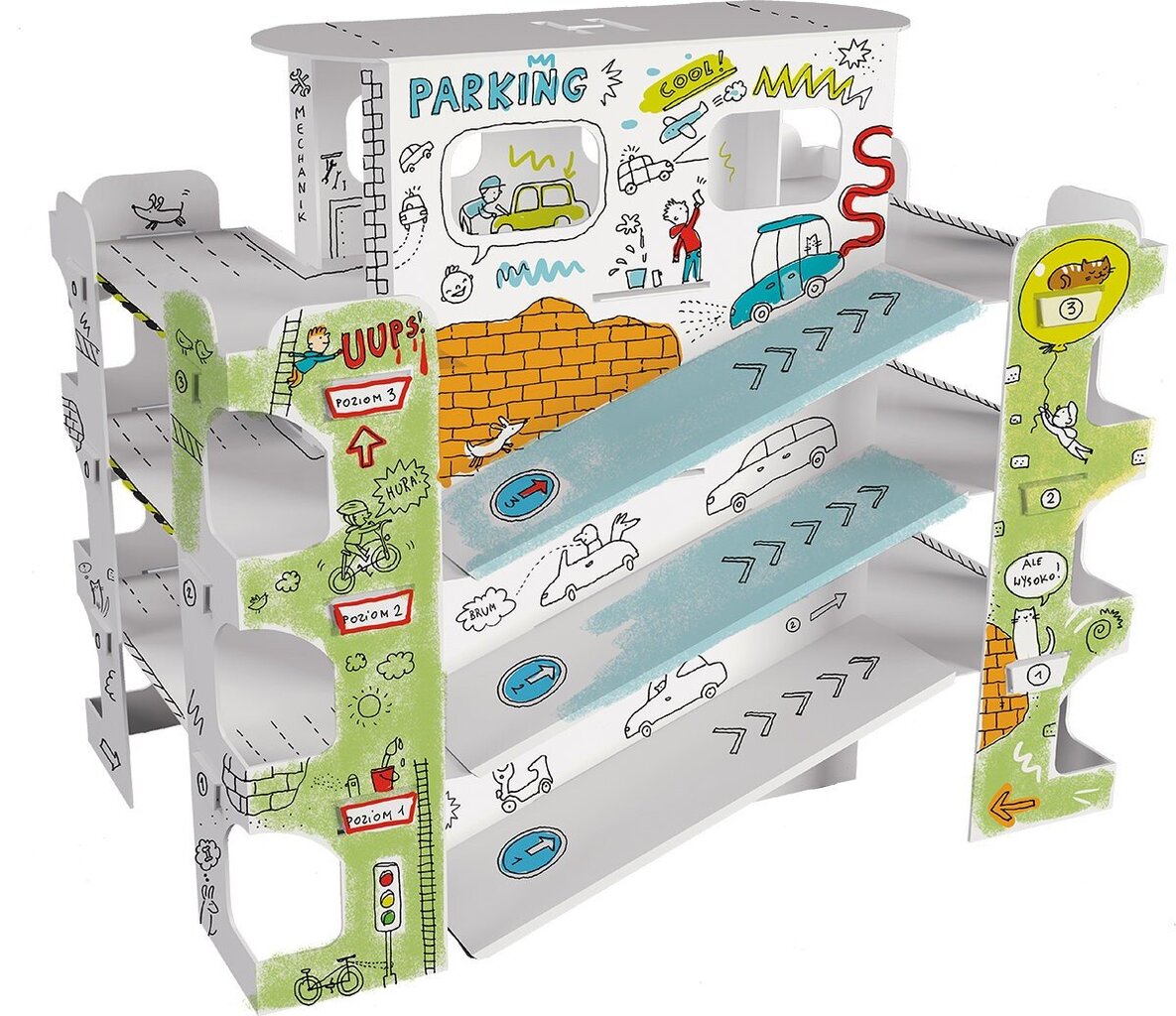 3D XXL parkimise värvimisraamat price and information | Mänguasjad poistele | hansapost.ee