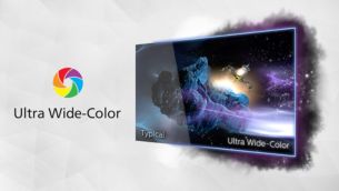 Ultra Wide Colori suurem värvivalik tõetruu pildi esitamiseks