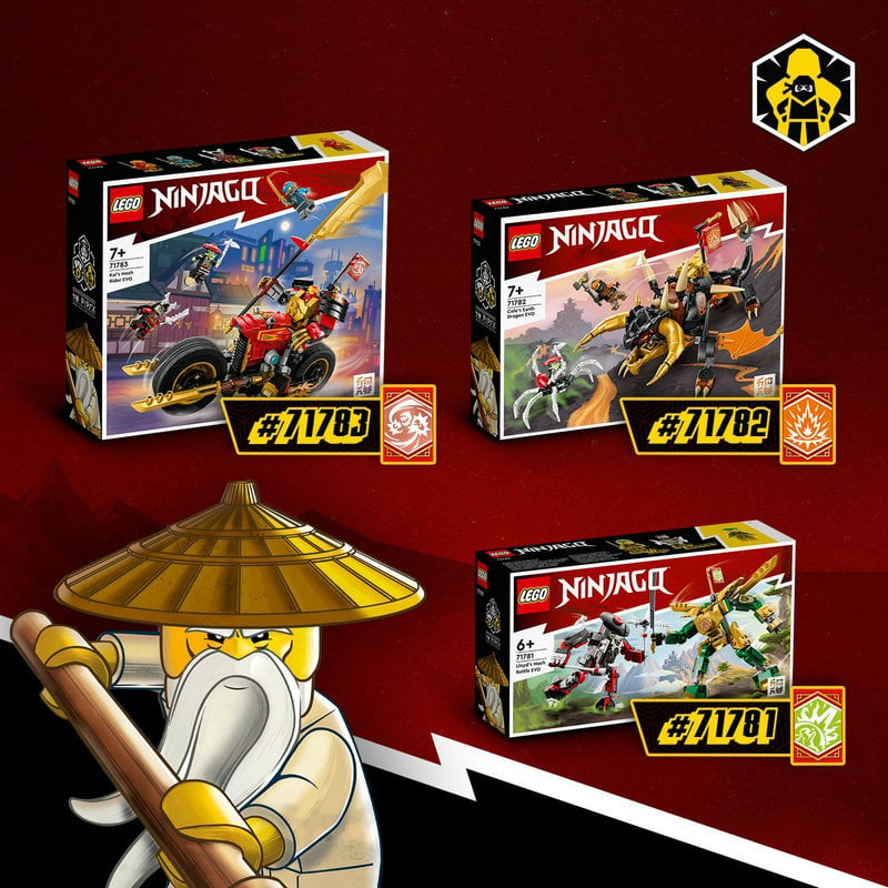 Kolekcinės vėliavos kituose NINJAGO® rinkiniuose