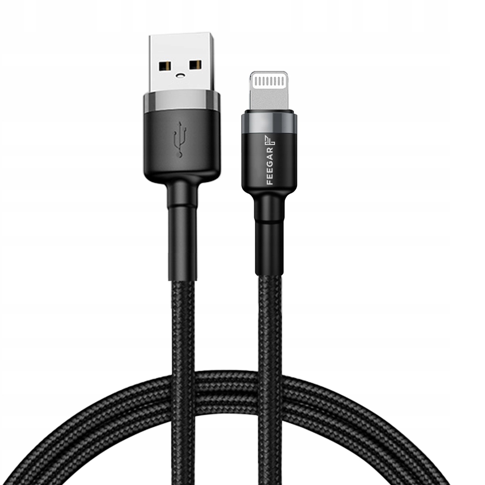 Кабель Feegar USB Lightning для iPhone Нейлоновый кабель Код производителя 5904610880159