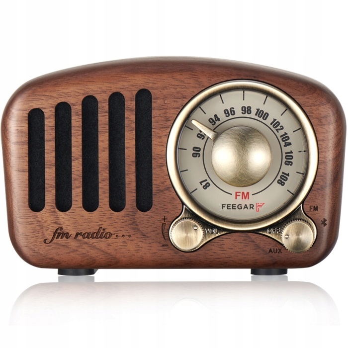 Feegar RETRO FM кухонный радиоприемник Деревянный BT SD 10h Производитель Feegar