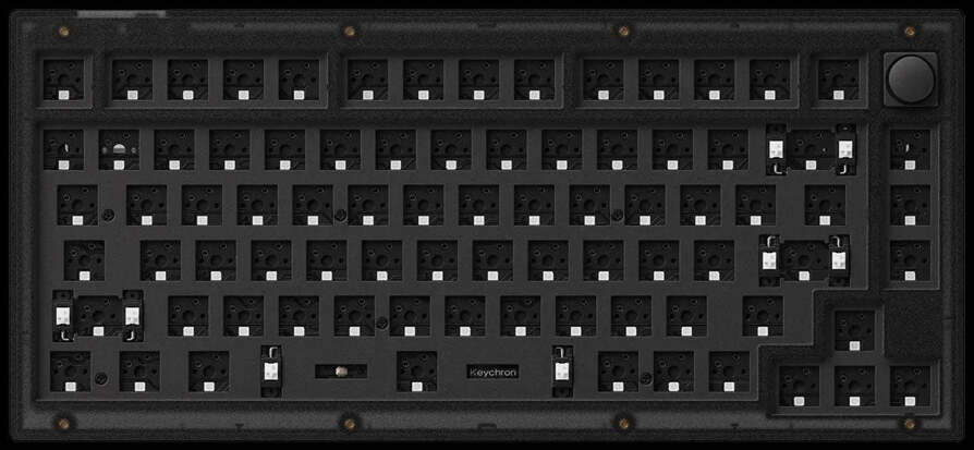 Barebone US layout ofKeychron V1 Custom Mechanical Keyboard