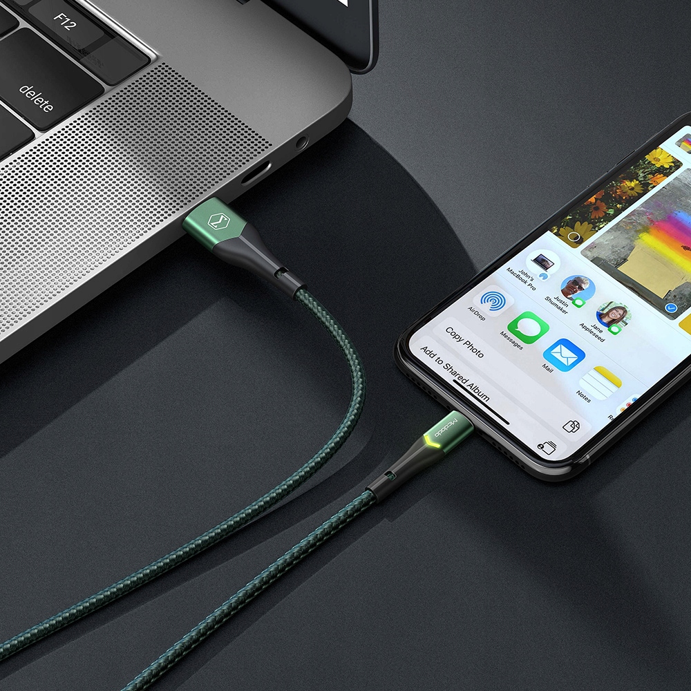 Кабель для телефона McDodo, быстрая зарядка, USB-C, USB, 1 м, QC 4.0, со  светодиодным дисплеем, оранжевый цена | hansapost.ee