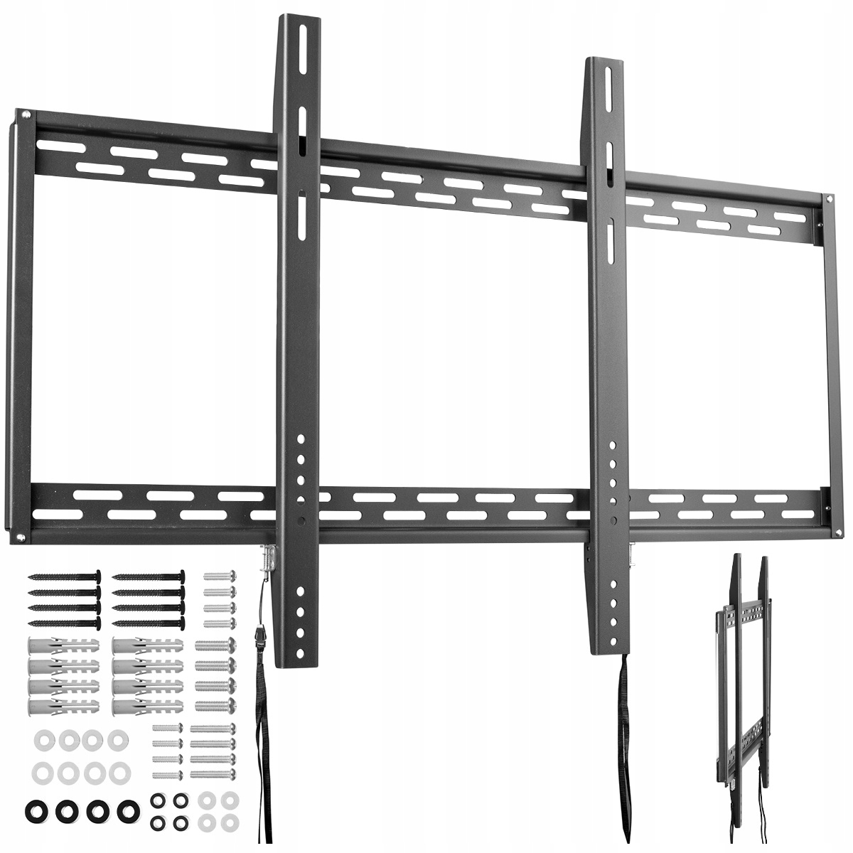 UCHWYT DO TELEWIZORA WIESZAK TV ŚCIENNY SLIM MOCNY 100KG 60-100'' KingMount