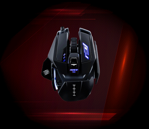 Mad Catz The Authentic R.A.T. Pro S3 Optical Gaming Mouse POWERFUL SOFTWARE TO CUSTOMIZE PERFORMANCE dele nordic finland gaming, BLACK