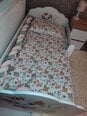 Lastevoodi eemaldatava kaitsega ADRK Furniture Casimo Cat, 80x160 cm