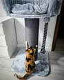 Trixie когтеточка для кошек XXL, 100 см, серая цена