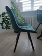 Набор из 2 стульев Halmar K332, зеленый / черный