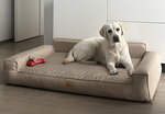 Лежак для домашних животных Doggy Glamour, разные размеры, коричневый цвет