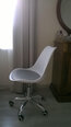 Офисное кресло Alba, белое/черное