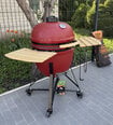 Keraamiline grill KAMADO BONO GRANDE 59 cm, punane