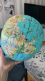 Надувной глобус-мяч CALY, Мировые животные, 40742, 30 см
