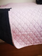 Decoking voodikate Axel, roosa-hall - erinevad suurused