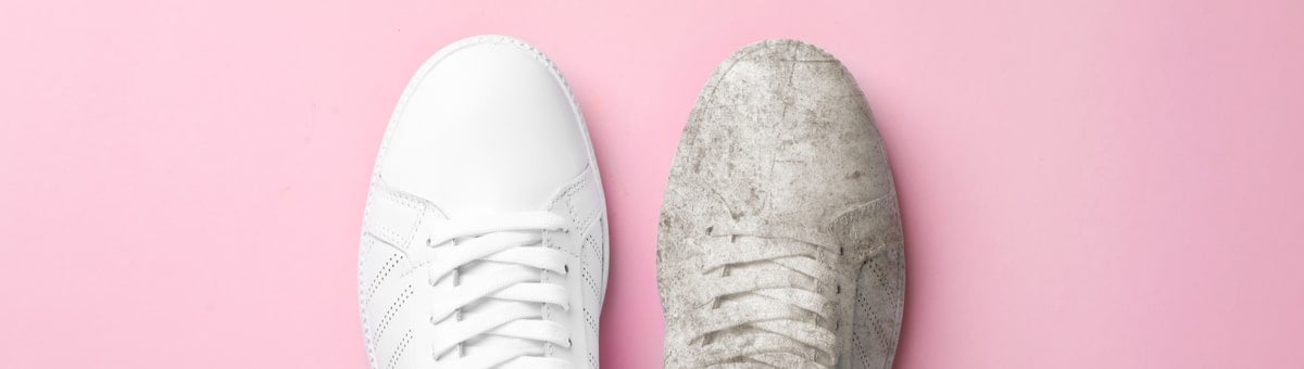 Valgete jalanõude puhastamine: kuidas see käib?